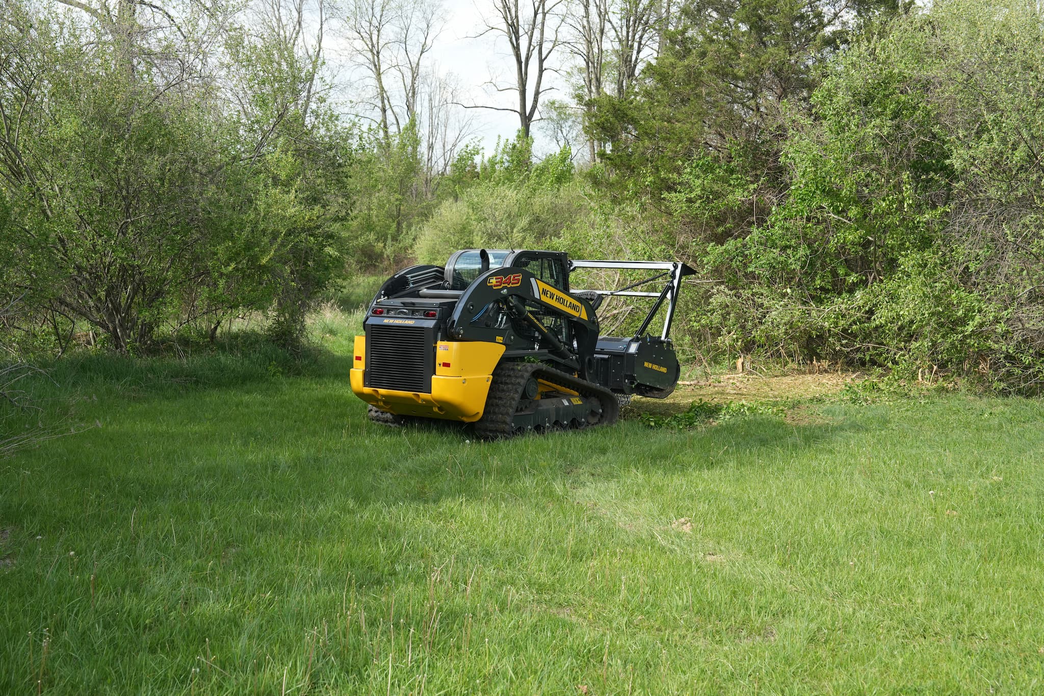 Brush cutting fence line clearing Miami Valley Ohio