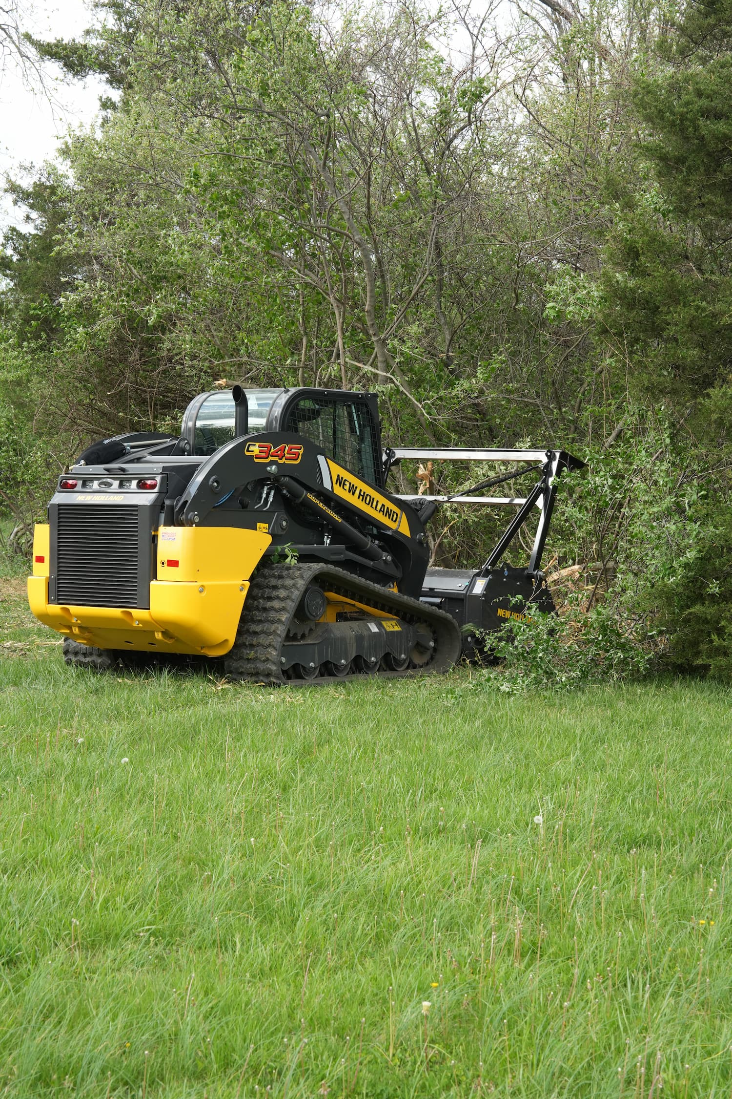 Brush cutting overgrown field Dayton Ohio — Full Armor Land Services
